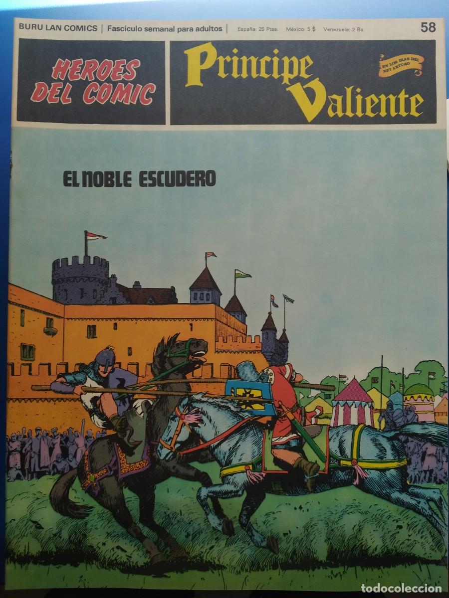 C&oacute;mics: H&eacute;roes del C&oacute;mic: Pr&iacute;ncipe Valiente. Buru Lan C&oacute;mics. N&uacute;mero 58 - Foto 1