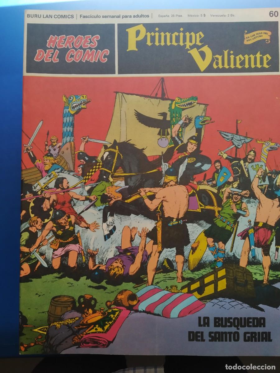 C&oacute;mics: H&eacute;roes del C&oacute;mic: Pr&iacute;ncipe Valiente. Buru Lan C&oacute;mics. N&uacute;mero 60 - Foto 1