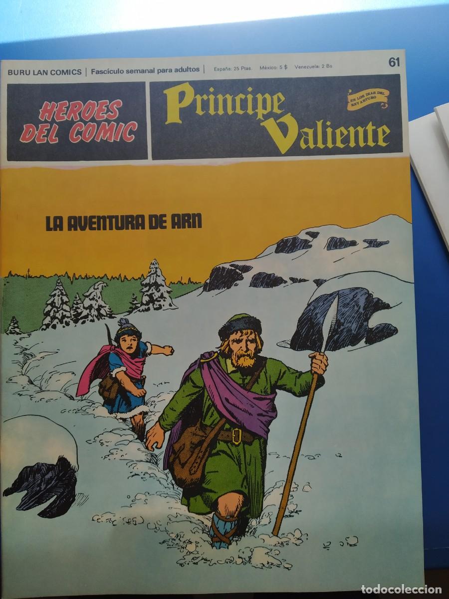 C&oacute;mics: H&eacute;roes del C&oacute;mic: Pr&iacute;ncipe Valiente. Buru Lan C&oacute;mics. N&uacute;mero 61 - Foto 1