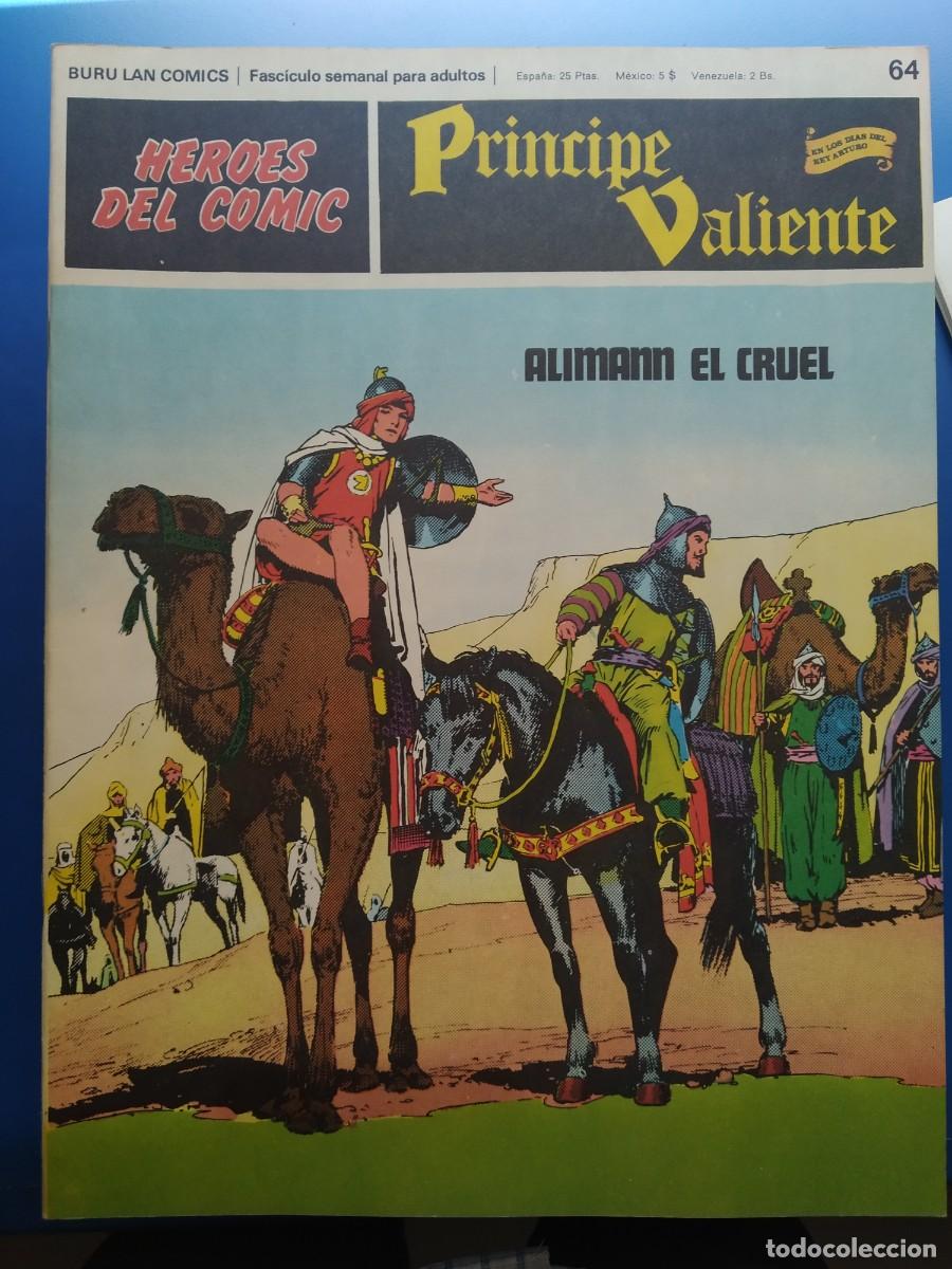 C&oacute;mics: H&eacute;roes del C&oacute;mic: Pr&iacute;ncipe Valiente. Buru Lan C&oacute;mics. N&uacute;mero 64 - Foto 1