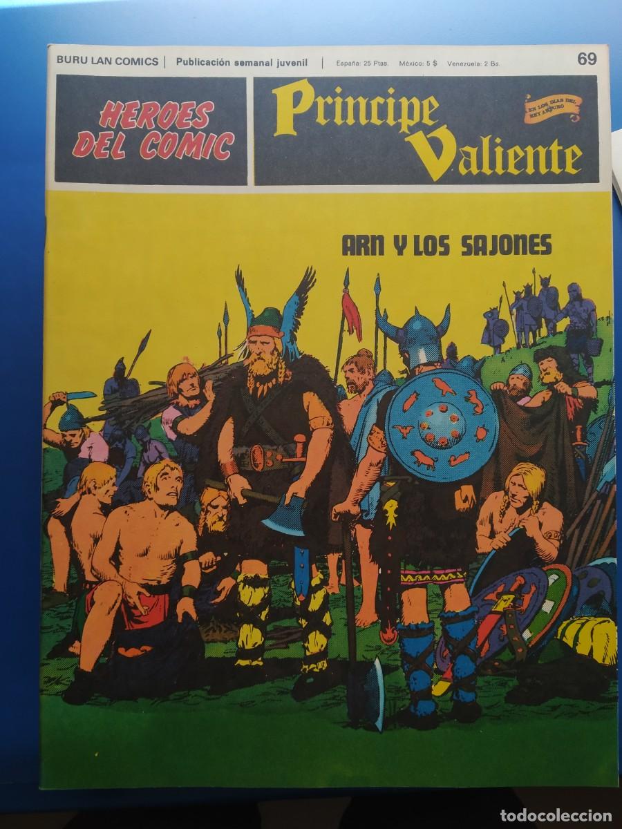 C&oacute;mics: H&eacute;roes del C&oacute;mic: Pr&iacute;ncipe Valiente. Buru Lan C&oacute;mics. N&uacute;mero 69 - Foto 1