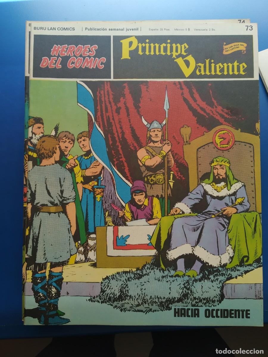 C&oacute;mics: H&eacute;roes del C&oacute;mic: Pr&iacute;ncipe Valiente. Buru Lan C&oacute;mics. N&uacute;mero 73 - Foto 1