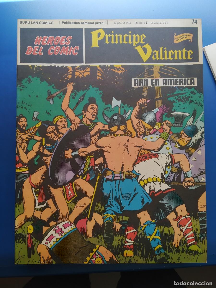 C&oacute;mics: H&eacute;roes del C&oacute;mic: Pr&iacute;ncipe Valiente. Buru Lan C&oacute;mics. N&uacute;mero 74 - Foto 1