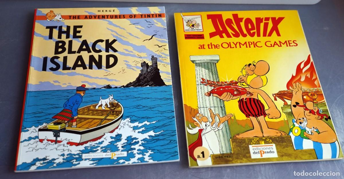 C&oacute;mics: 2 tebeos AXTERIX Y TINTIN EN INGLES. - Foto 1