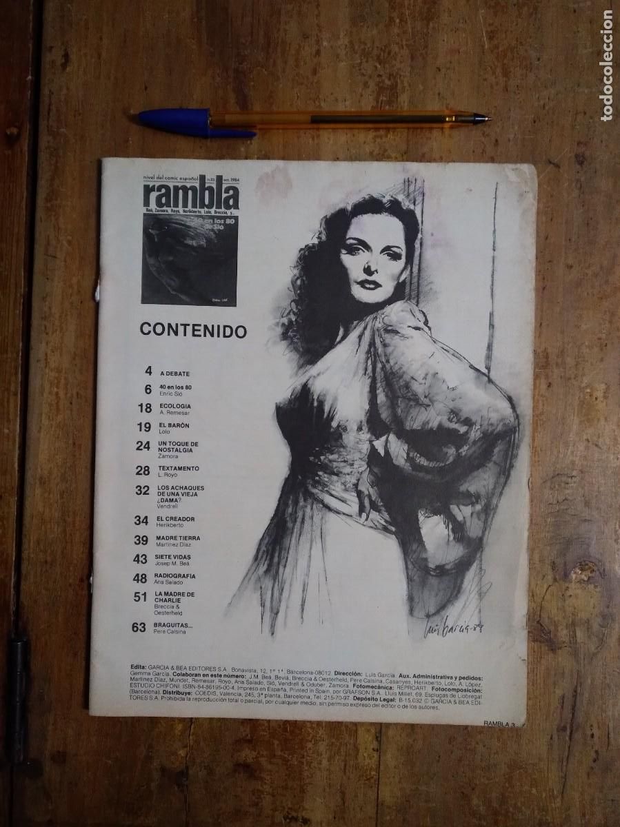 C&oacute;mics: Comic La Rambla N&deg;22 Oct 1984 - sin portada ni contraportada- - Foto 1