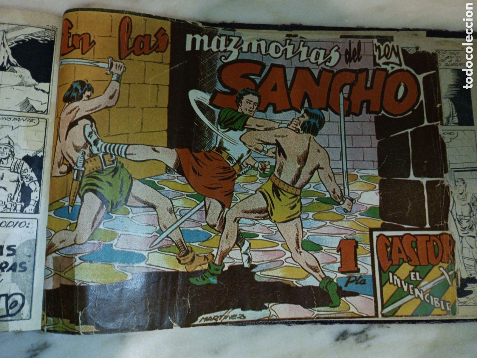C&oacute;mics: CASTOR EL INVENCIBLE. MARCO. 48 N&Uacute;MEROS. COLECCION COMPLETA - Foto 3