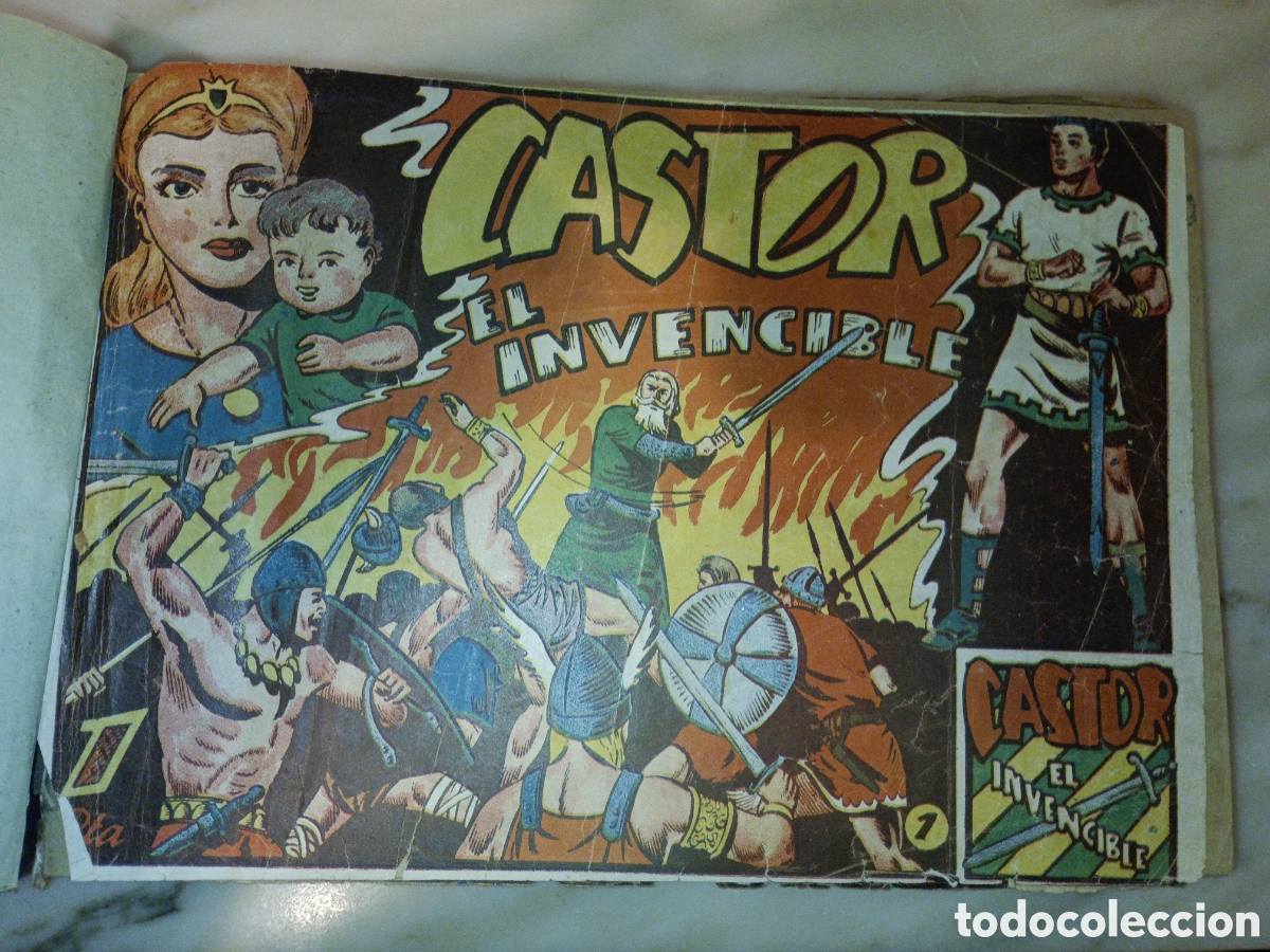 C&oacute;mics: CASTOR EL INVENCIBLE. MARCO. 48 N&Uacute;MEROS. COLECCION COMPLETA - Foto 1