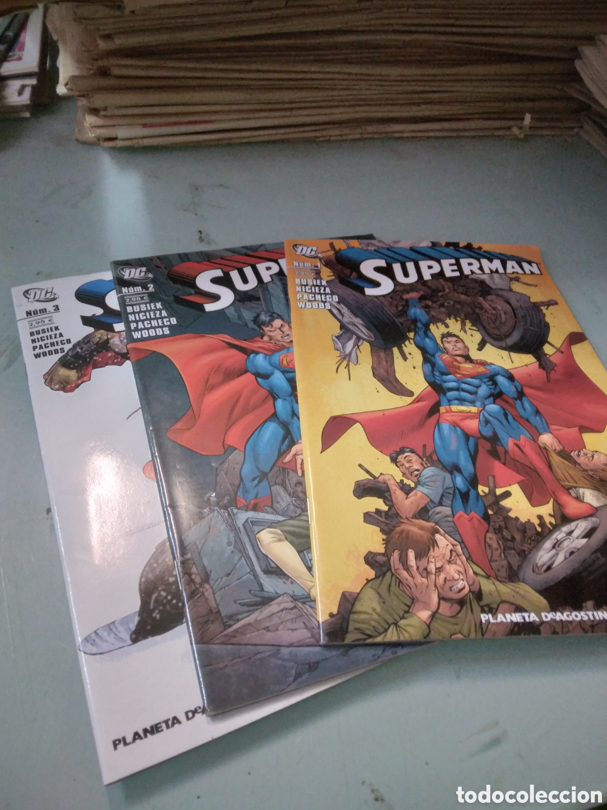 C&oacute;mics: DC, Agostini, Superman, 1.2.3.4.5.Busiek, Grapa 2D - Foto 2