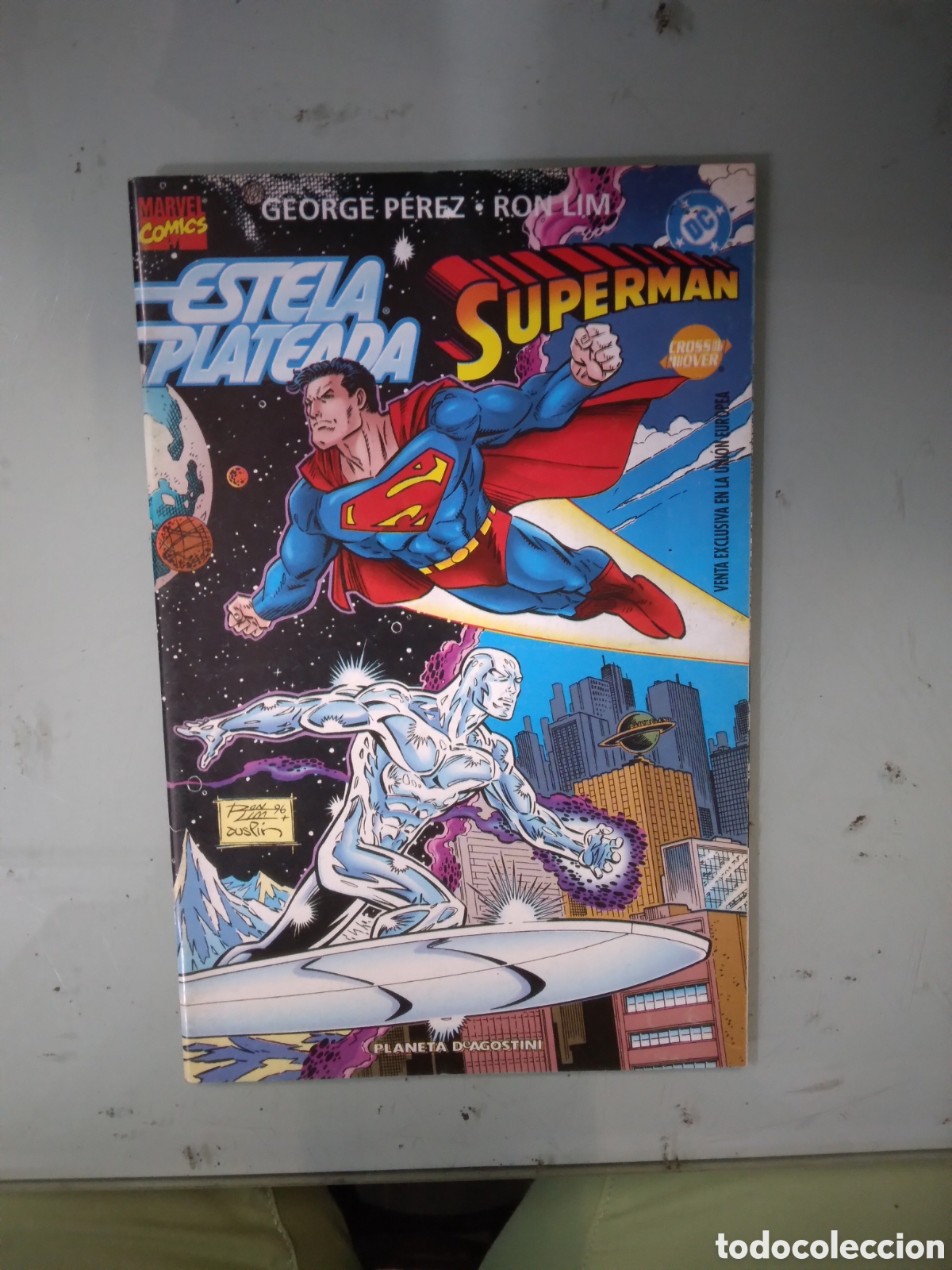 C&oacute;mics: DC, Estela Plateada Superman, George P&eacute;rez, Agostini, Grapa 2D - Foto 1