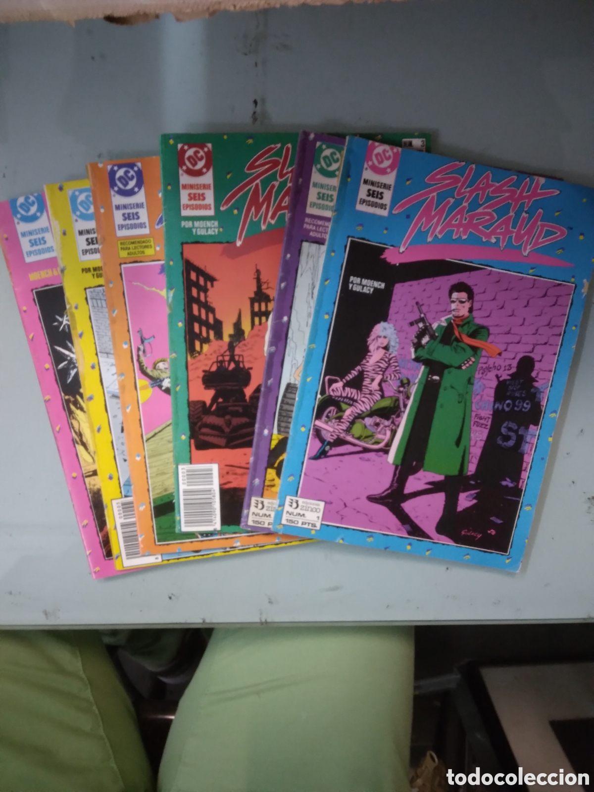 C&oacute;mics: DC, Zinco, Slash Maraud,1 al 6, Grapa 2D - Foto 1