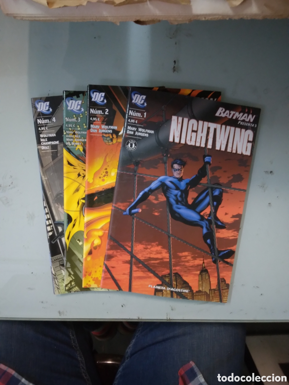 C&oacute;mics: DC, Agostini, Nightwing, 1 al 4, Batman, Grapa 2E - Foto 1