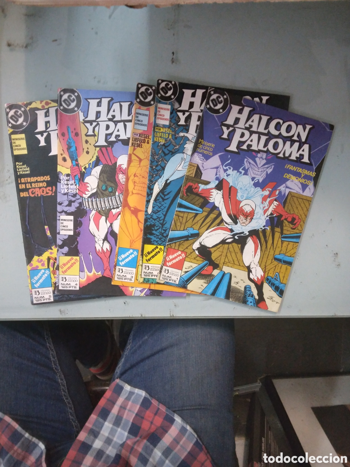 C&oacute;mics: DC Zinco, Halc&oacute;n y Paloma, 1 al 5, Grapa 2E - Foto 1