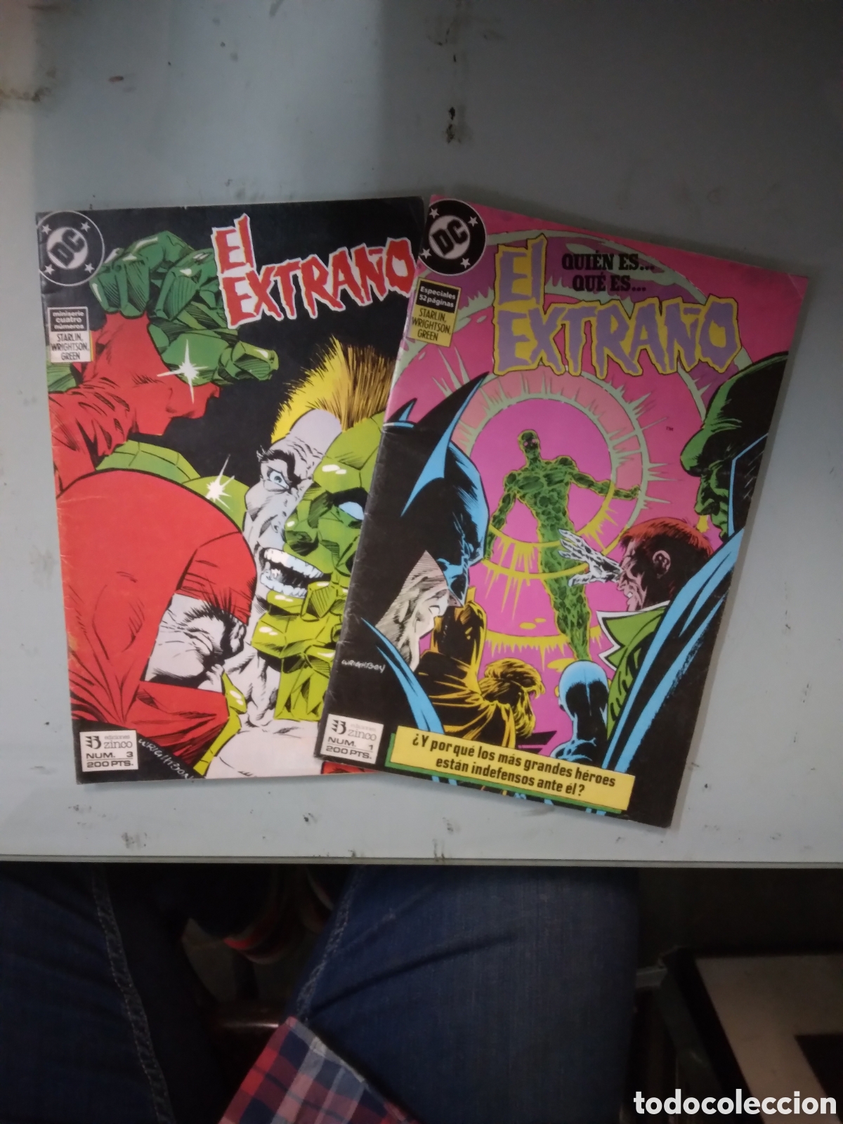 C&oacute;mics: DC, Zinco, El extra&ntilde;o, 1 y 3, Grapa 2E - Foto 1