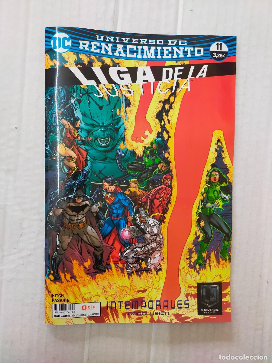 C&oacute;mics: LIGA DE LA JUSTICIA n&ordm; 11. RENACIMIENTO. Hitch, Pasar&iacute;n. ECC - Foto 1