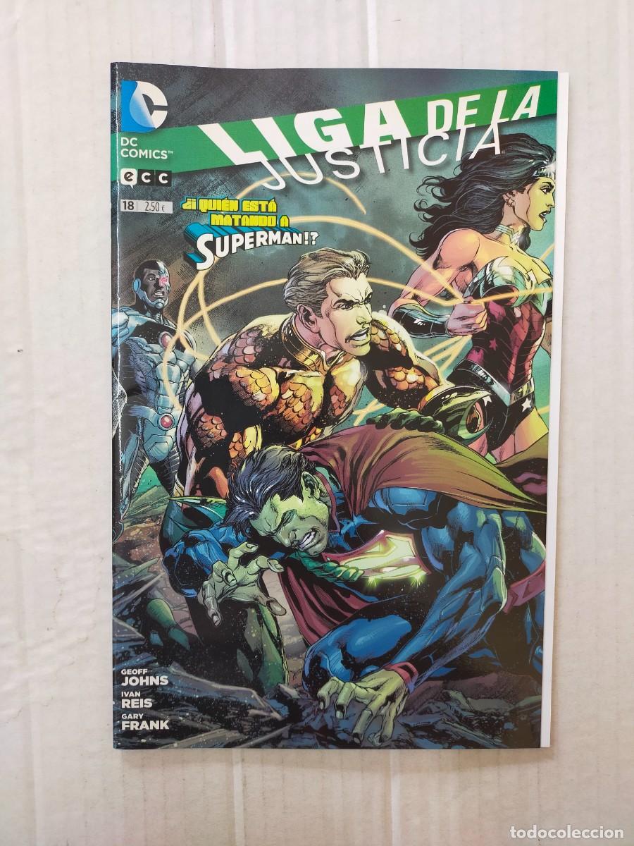 C&oacute;mics: LIGA DE LA JUSTICIA n&ordm; 18. Johns, Reis, Frank. ECC - Foto 1