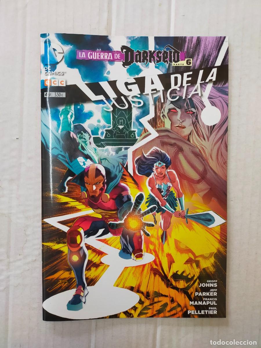 C&oacute;mics: LIGA DE LA JUSTICIA n&ordm; 49. Johns, Parker, Manapul, Pelletier. ECC - Foto 1