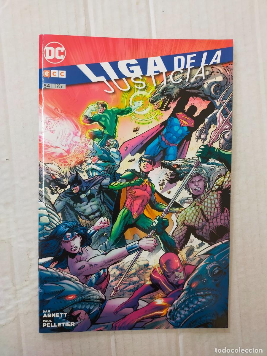 C&oacute;mics: LIGA DE LA JUSTICIA n&ordm; 54. Abnett, Pelletier. ECC - Foto 1