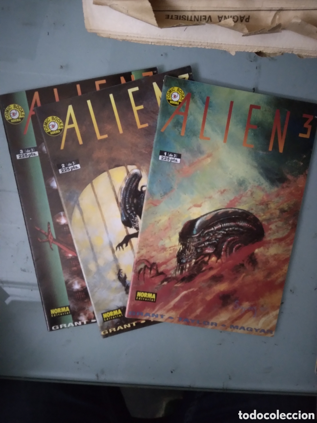 C&oacute;mics: Comics Books, Norma, Aliens, 1 al 3, Grapa 2E - Foto 1