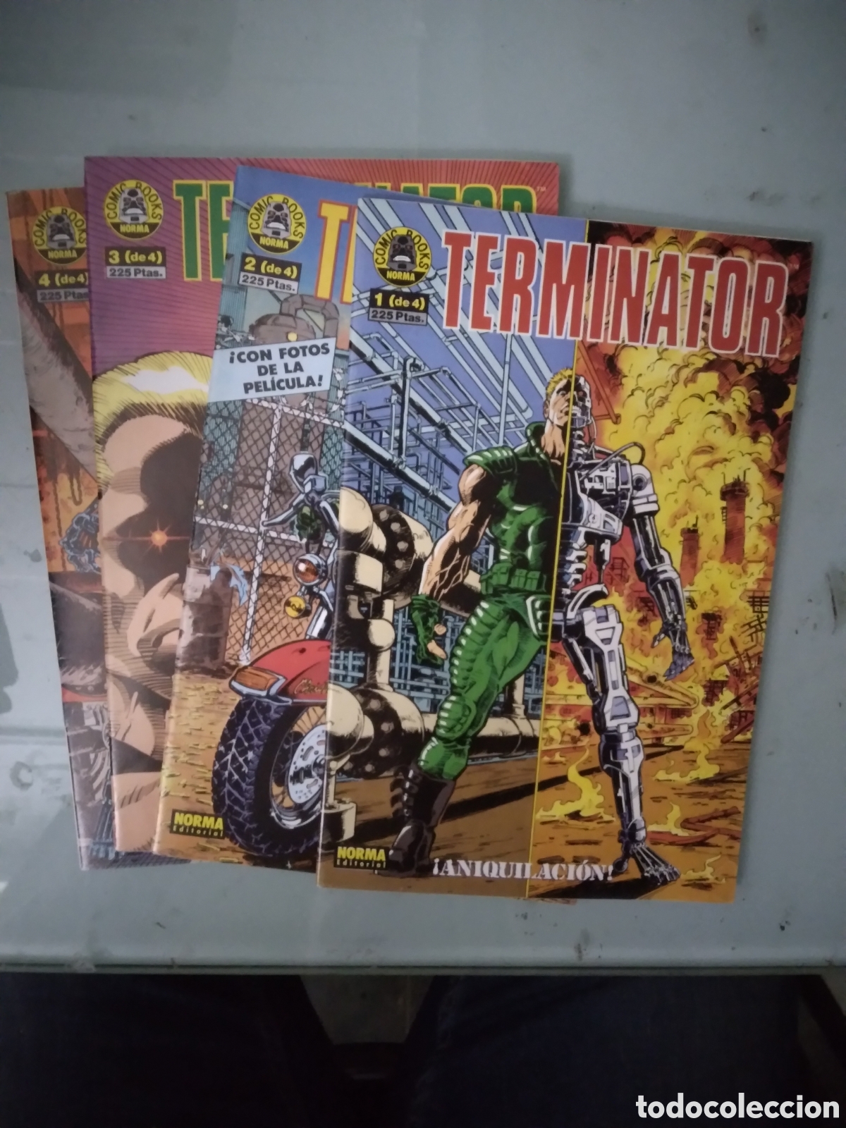 C&oacute;mics: Comic Books, Norma,Terminator, 1 al 4, Grapa 2E - Foto 1