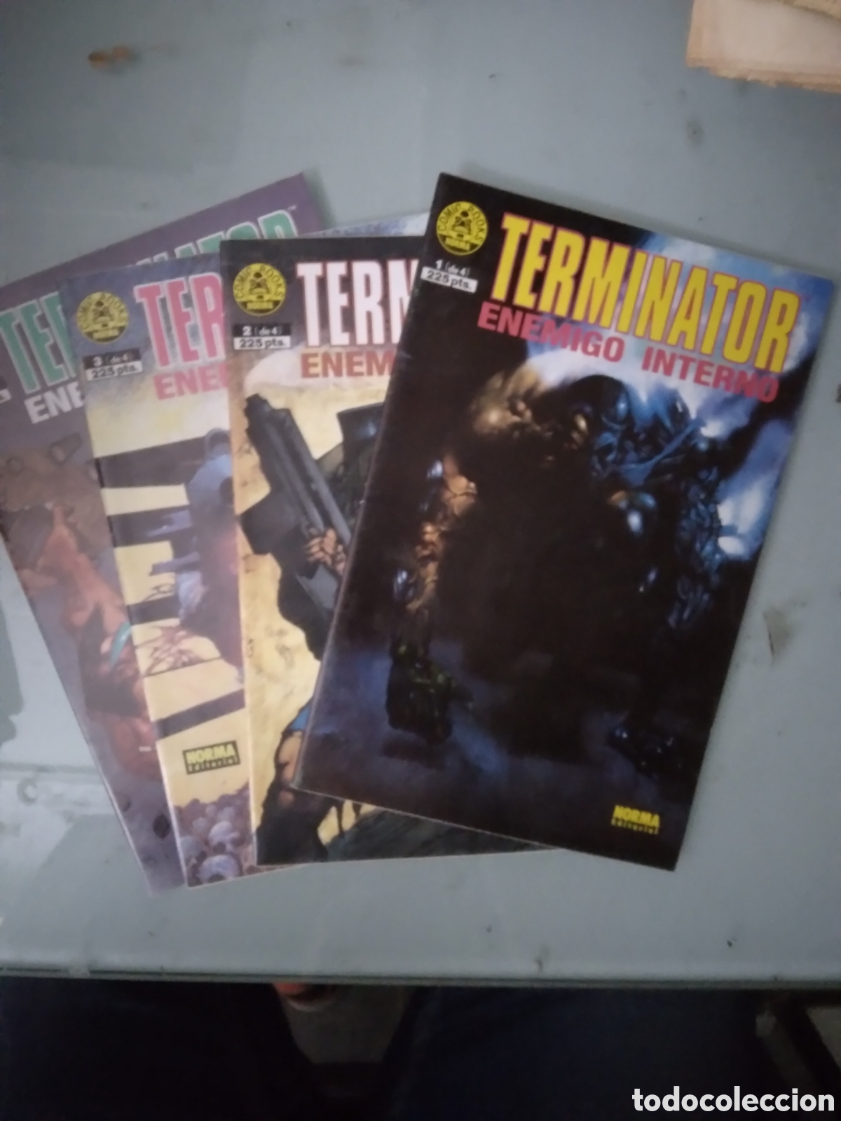 C&oacute;mics: Comic Books, Norma,Terminator, Enemigo interno, 1 al 4, Grapa 2E - Foto 1