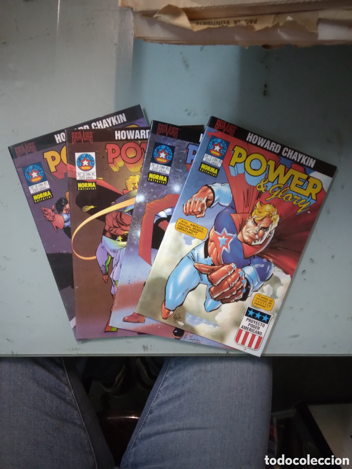 C&oacute;mics: Comic Books, Norma, Power Glory, Howard Chaykin 1 al 4, Grapa 2F - Foto 1