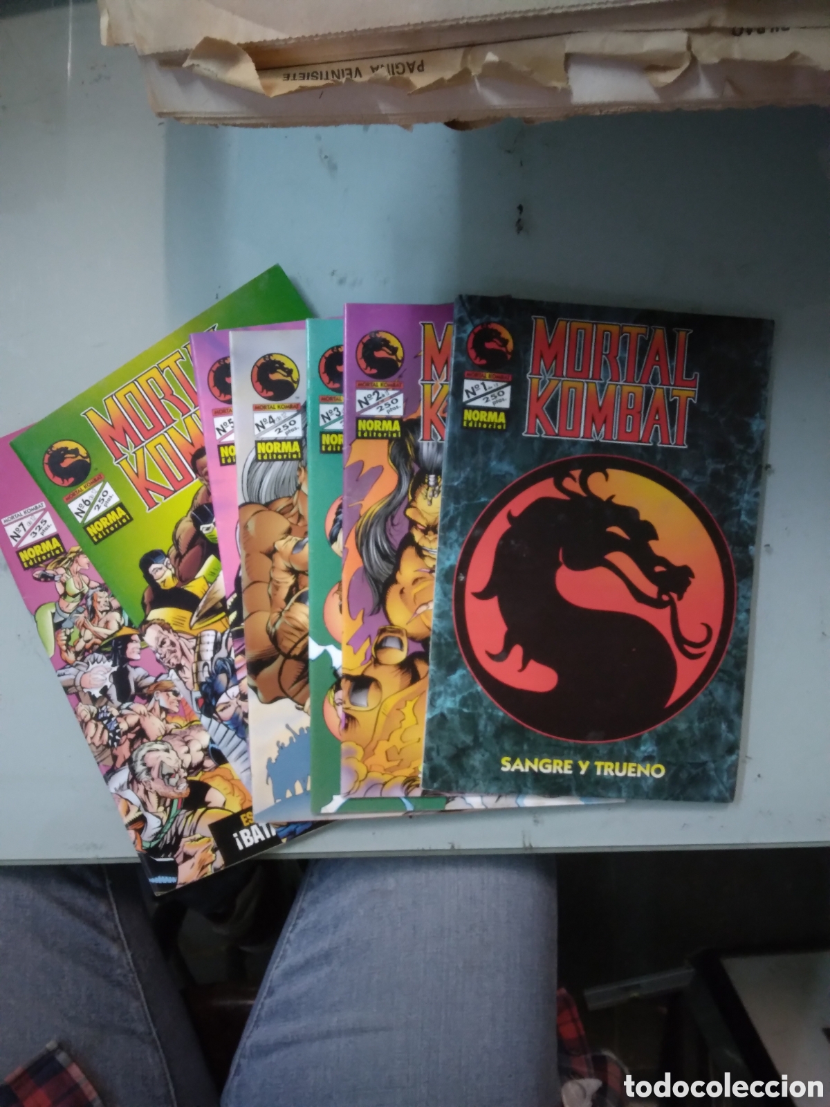 C&oacute;mics: Comic Books, Norma, Mortal.Kombat 1 al 7, Grapa 2F - Foto 1