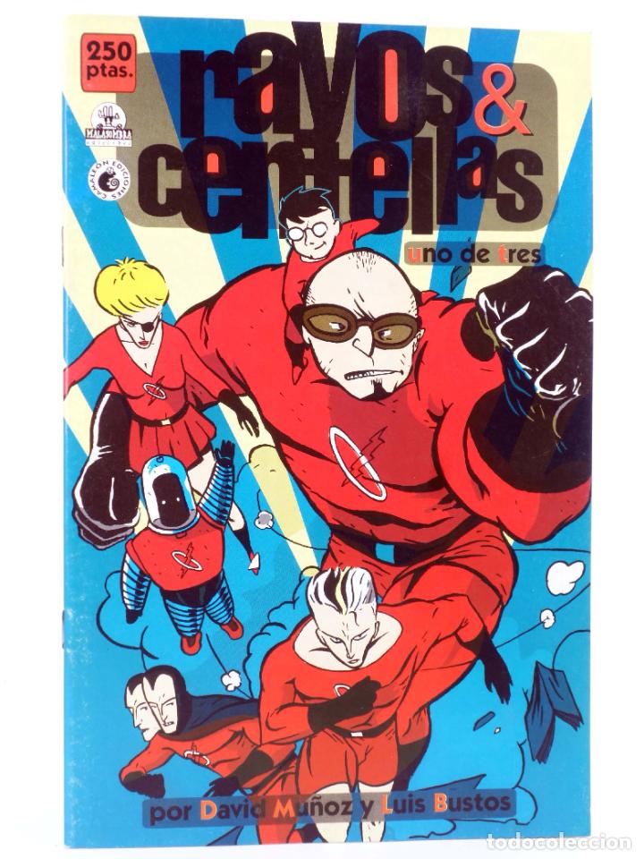 C&oacute;mics: RAYOS Y CENTELLAS 1 A 3. COMPLETA (David Mu&ntilde;oz / Luis Bustos) Camale&oacute;n, 1996. OFRT - Foto 3