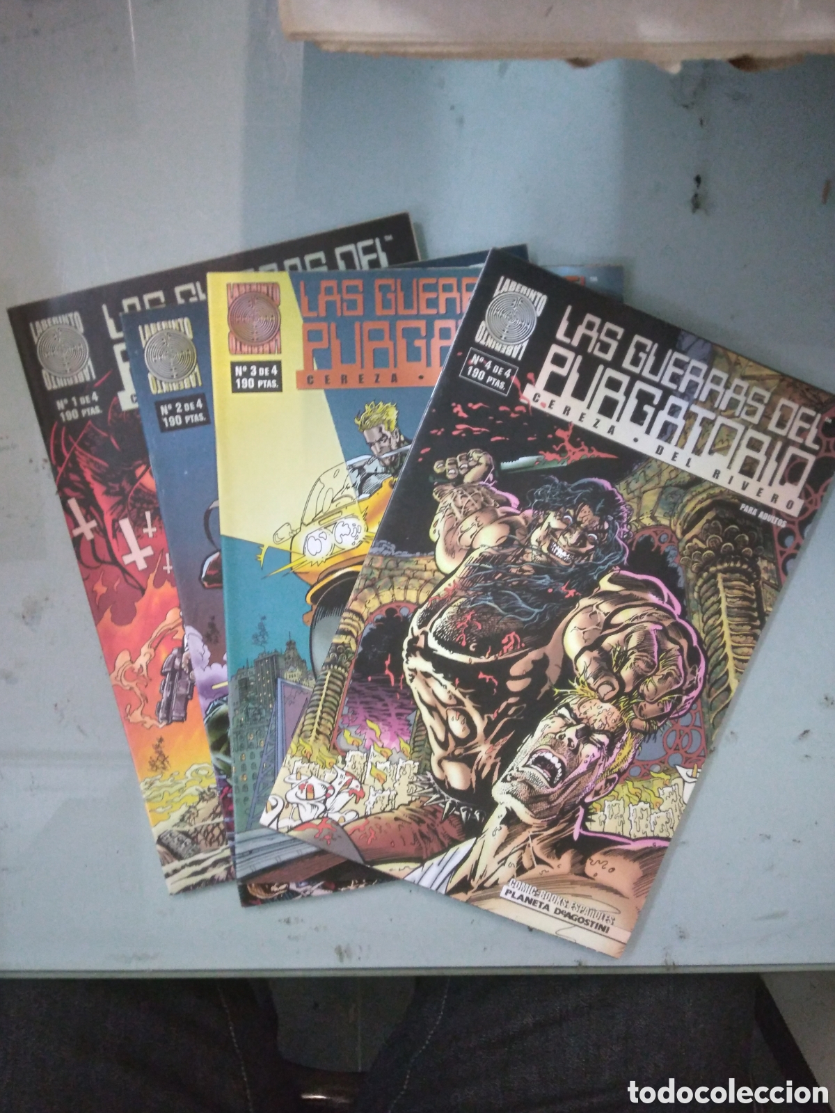 C&oacute;mics: Laberinto, Agostini, Las guerras del purgatorio, 1 al 4, Grapa 2F - Foto 1