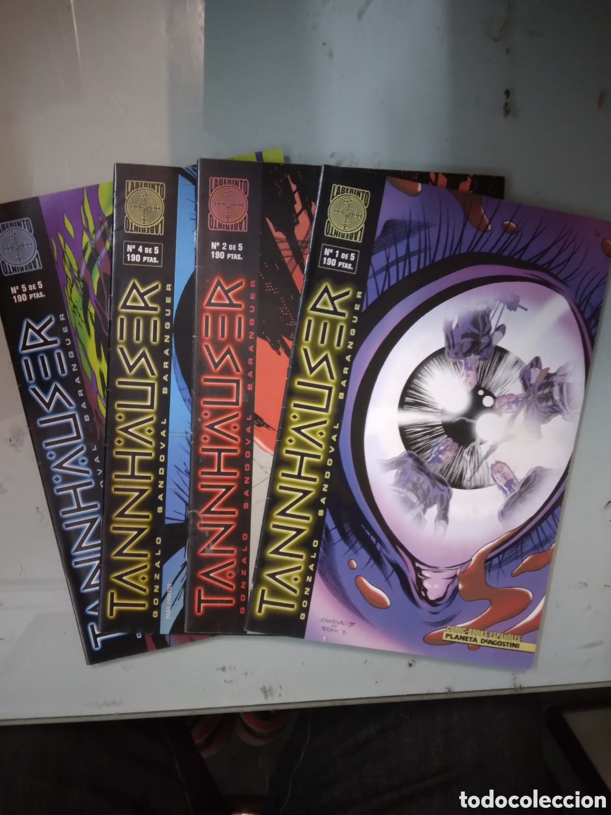 C&oacute;mics: Laberinto, Agostini, Tannhauser 1.2.4.5.Grapa 2F - Foto 1