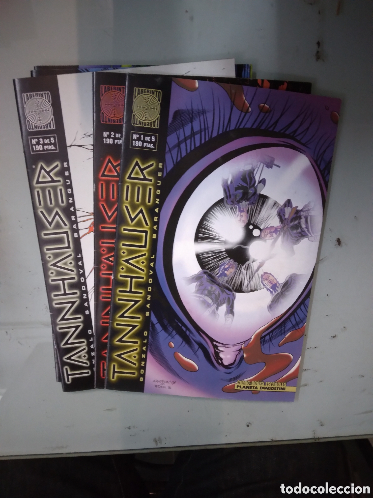 C&oacute;mics: Laberinto, Agostini, Tannhauser 1 al 5Grapa 2F - Foto 1