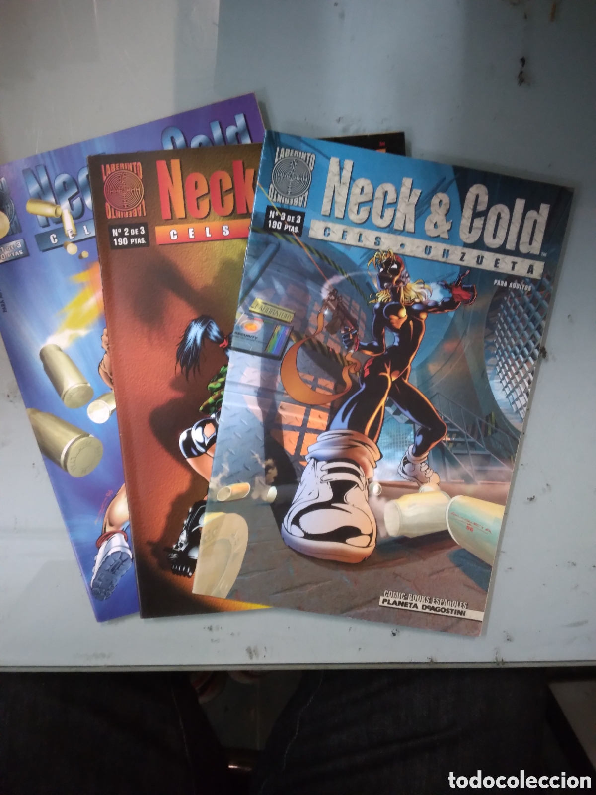 C&oacute;mics: Laberinto, Agostini, Neck Cold 1 al 3, Grapa 2F - Foto 1