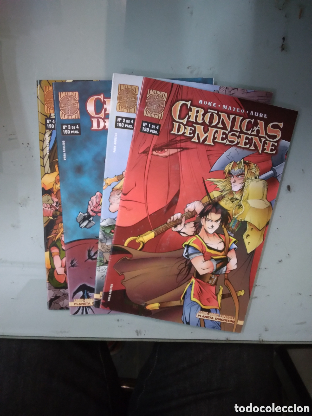 C&oacute;mics: Laberinto, Agostini, Cronicas de Mesene, 1 al 4, Grapa 2F - Foto 1