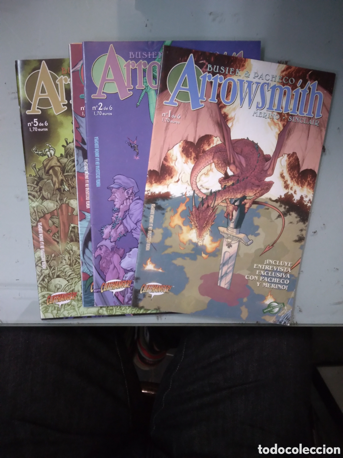 C&oacute;mics: CLIFFHANGER, Arrowsmith, 1 al 6, Grapa 2F - Foto 1