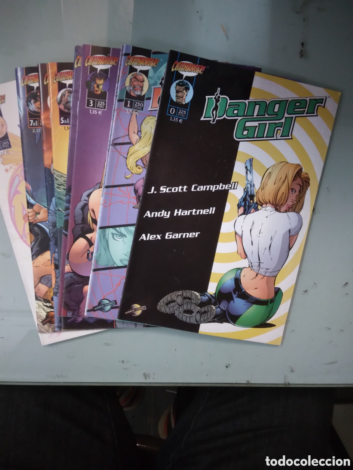 C&oacute;mics: CLIFFHANGER, Danger Girl, 0 al 8 Grapa 2F - Foto 1