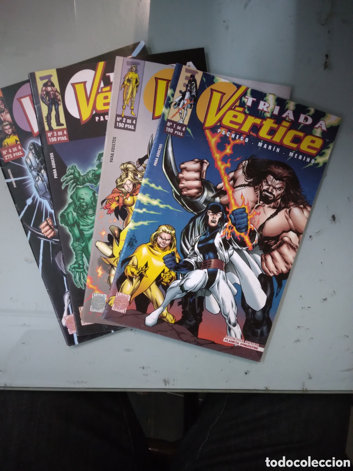 C&oacute;mics: Laberinto, Agostini, Triada Vertice, 1 al 4, Grapa 2F - Foto 1
