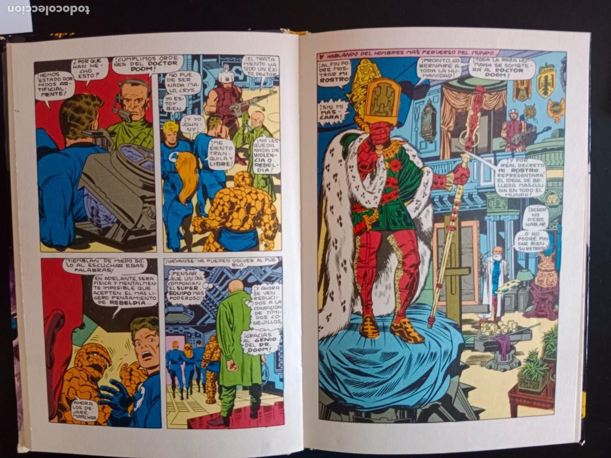 C&oacute;mics: COMIC MARVEL TAPAS DURAS - LOS 4 FANTASTICOS - EDICIONES LAIDA - 1972 - Foto 4