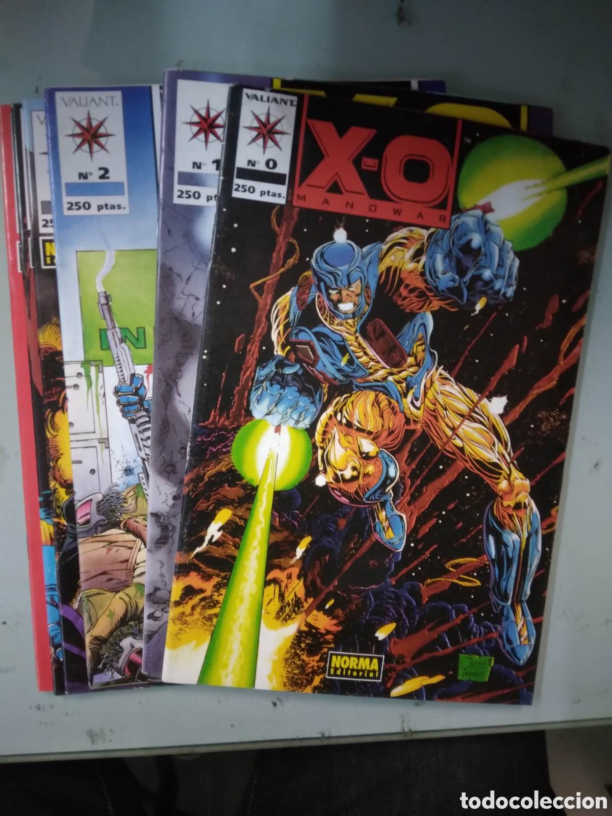 C&oacute;mics: Valiant, Norma, X-O, Manowar, 0 al 5, Grapa 2G - Foto 1
