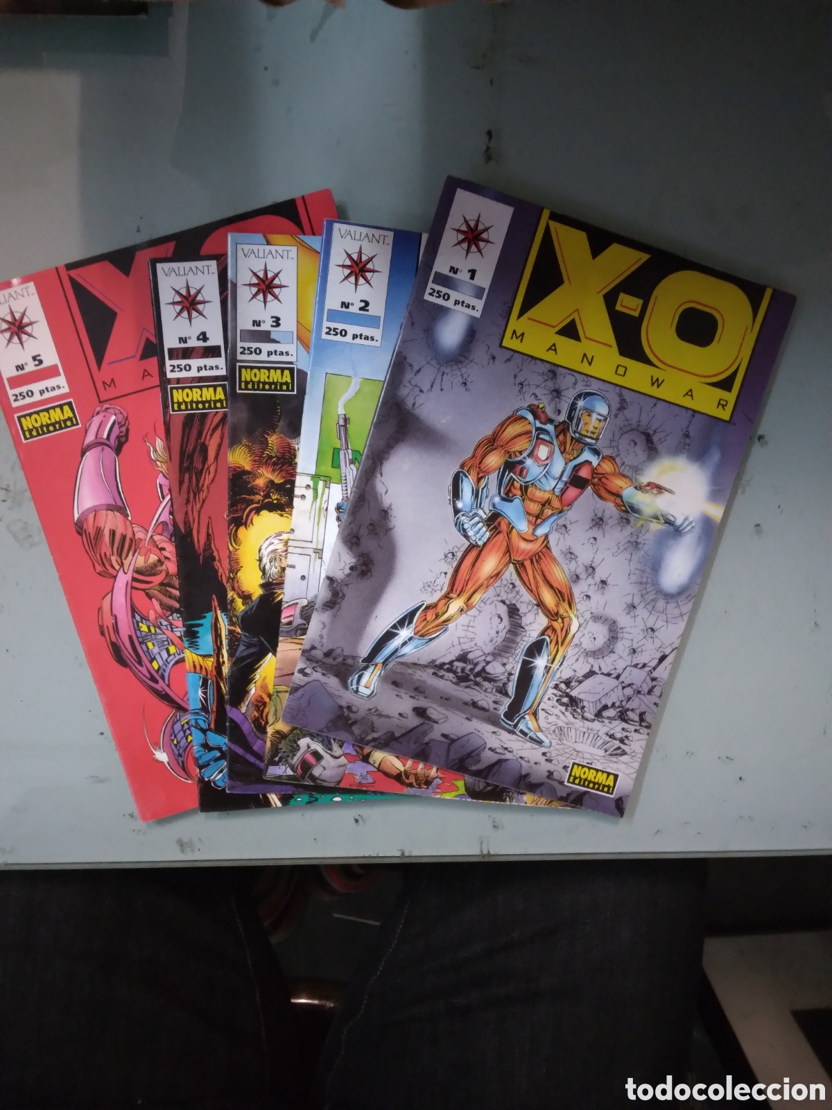 C&oacute;mics: Valiant, Norma, X-O, Manowar, 1 al 5, Grapa 2G - Foto 1