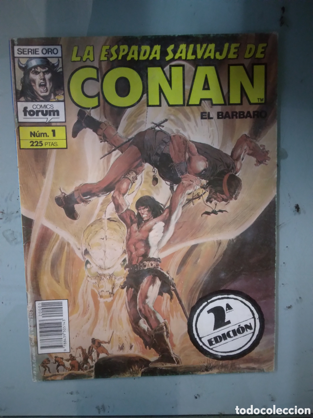 C&oacute;mics: Comics Forum, La espada salvaje de Conan el barbaro, numero 1, Grapa 2E - Foto 1