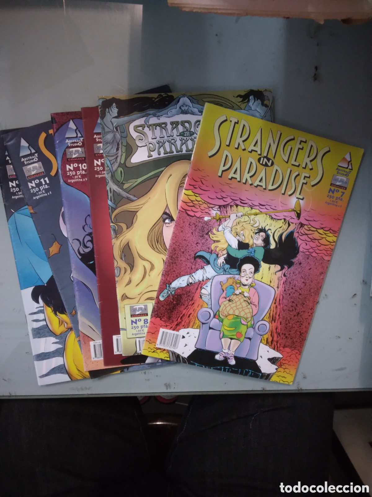 Fumetti: Abstract Studio, Strangers in Paradise, 7.8.9.10.11.12,Grapa 2E