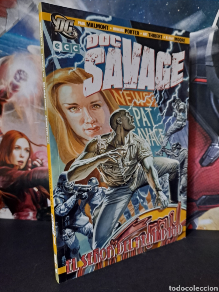 C&oacute;mics: DE KIOSCO DOC SAVAGE EL SE&Ntilde;OR DEL RELAMPAGO ECC DC TOMO - Foto 1