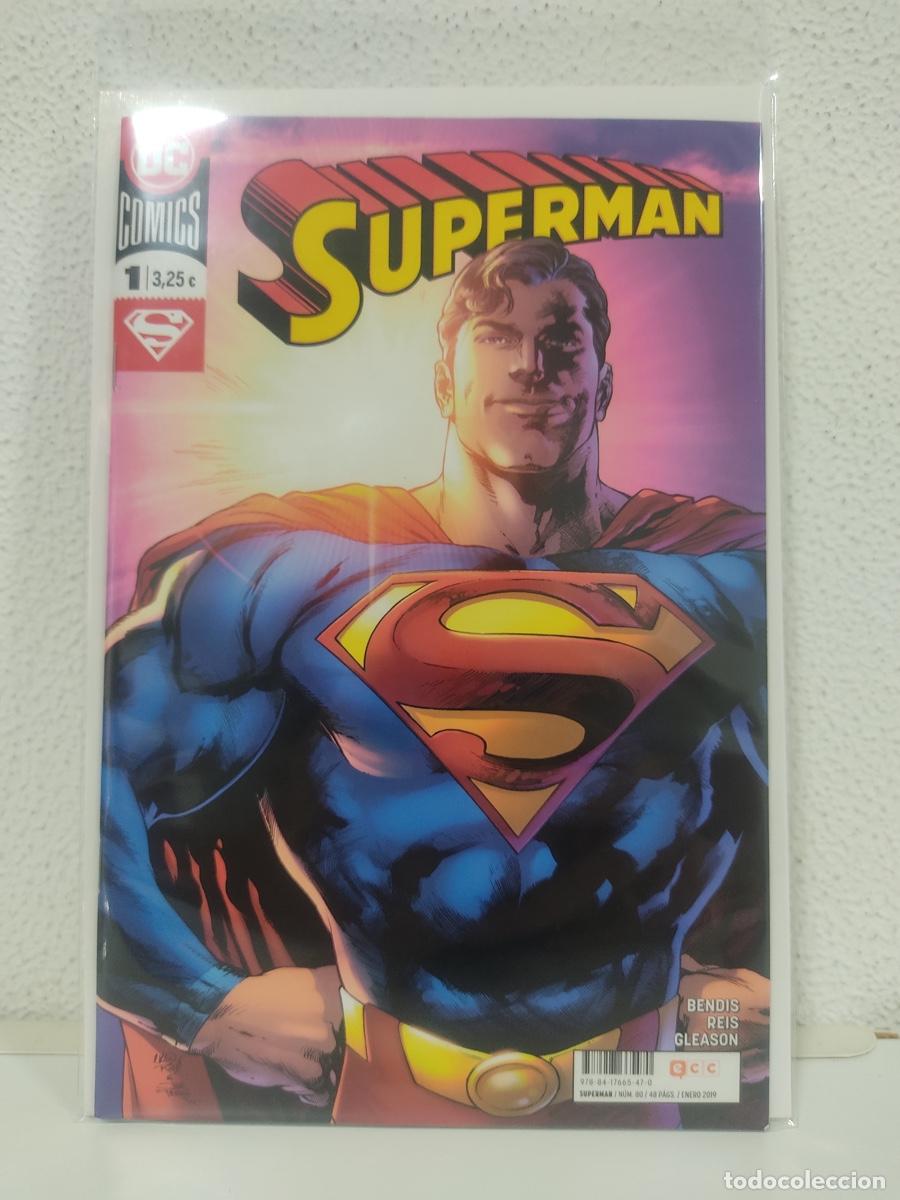 C&oacute;mics: SUPERMAN NUMERO 1 BENDIS DC / ECC, COMO NUEVO - Foto 1