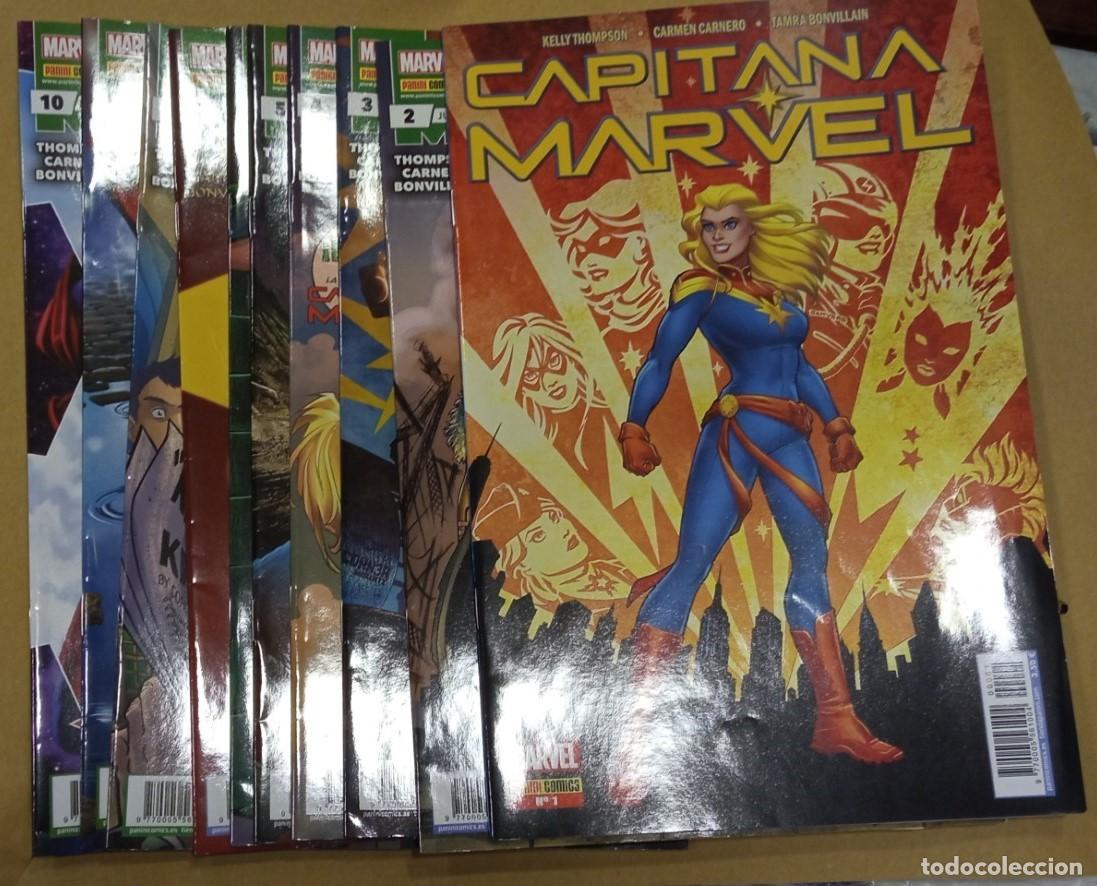 C&oacute;mics: CAPITANA MARVEL. NUMEROS 1 AL 10. PANINI - Foto 1