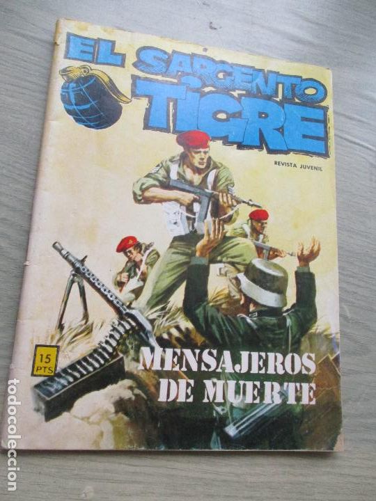 C&oacute;mics: COLECCI&Oacute;N: EL SARGENTO TIGRE, N&ordm;.- 61.-1972- EDITORIAL VILMAR - Foto 1