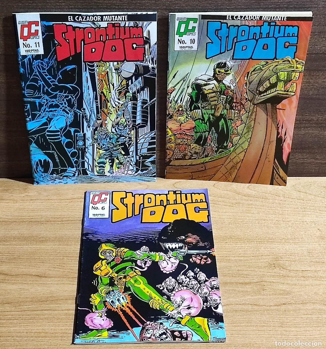 C&oacute;mics: STRONTIUM DOG TRES EJEMPLARES N&ordm; 6 10 Y 11 - MC EDICIONES DE KIOSKO. - Foto 1
