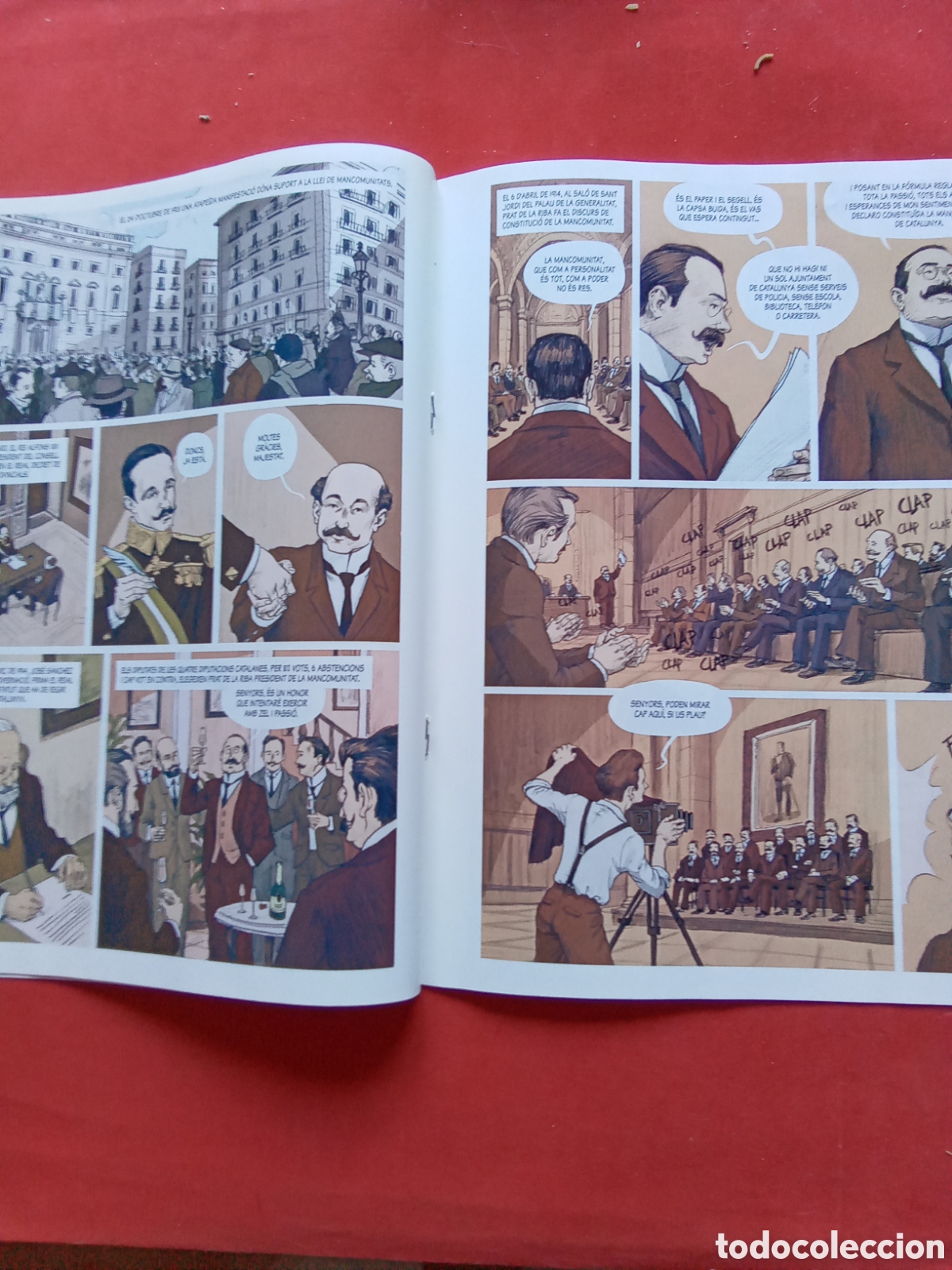 C&oacute;mics: C&Oacute;MIC. HIST&Ograve;RIA DE LA MANCOMUNITAT DE CATALUNYA 1914-1925 En catal&aacute;n - Foto 2