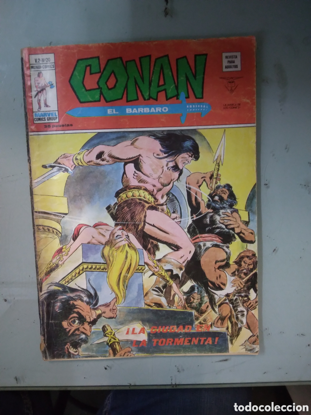 C&oacute;mics: Mundi Comics, Conan el barbaro, Vertice, vol 2, numero 20 - Foto 1