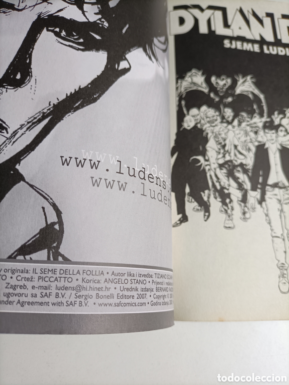 C&oacute;mics: Dylan Dog Sjeme Ludila .Bonelli comics 2007 - Foto 6