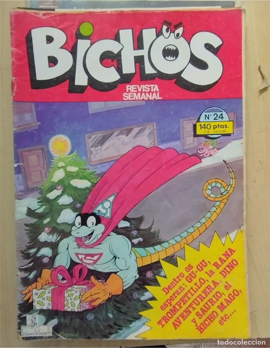 C&oacute;mics: BICHOS N.&ordm; 24 Ed. CGE 1987 DA&Ntilde;O EN EL LOMO - Foto 1