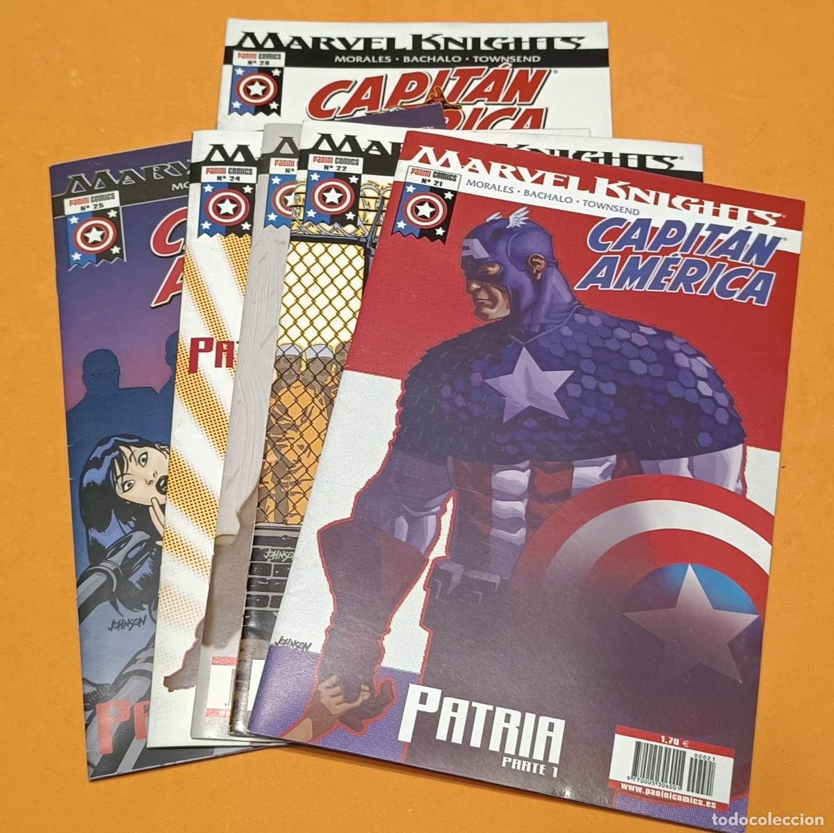 C&oacute;mics: Capit&aacute;n Am&eacute;rica (2007) 21 a 26 - Patr&iacute;a Completa - Foto 1